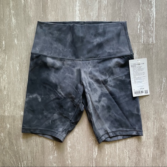Lululemon Align HR Short 8" - Diamond Dye Pitch Grey - Picture 3 of 7
